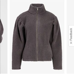 NWT Express Full Zip Sherpa Jacket
